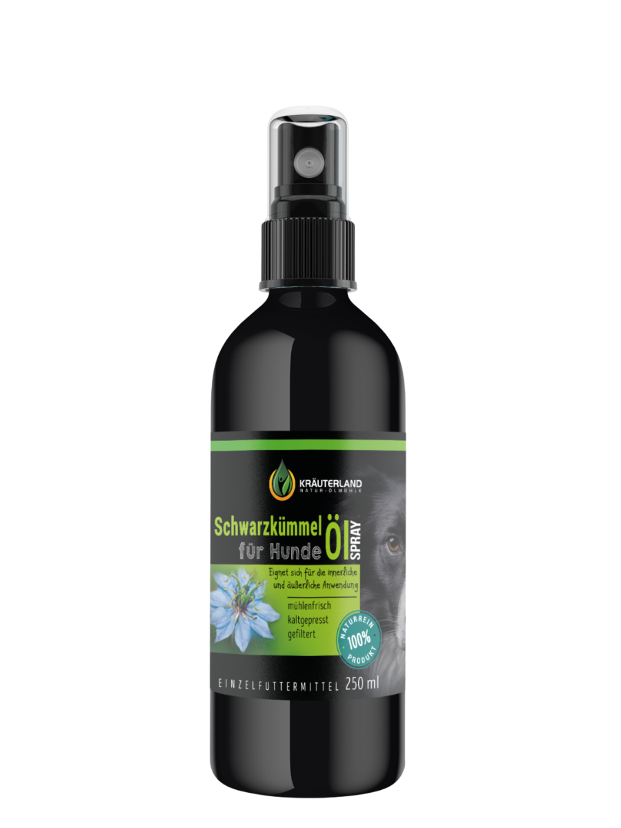 Schwarzkümmelöl für Hunde 250ml Spray