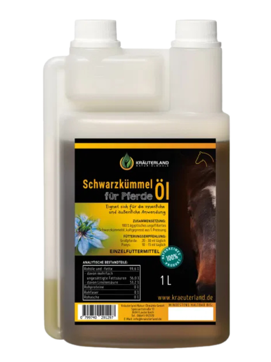 Schwarzkümmelöl für Pferde 1L