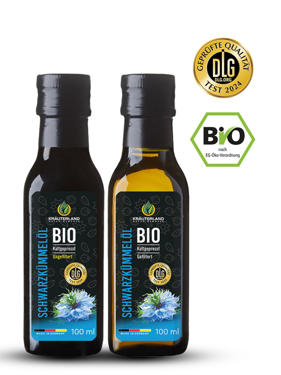 Set Bio Schwarzkümmelöl gefiltert 100ml + ungefiltert 100ml