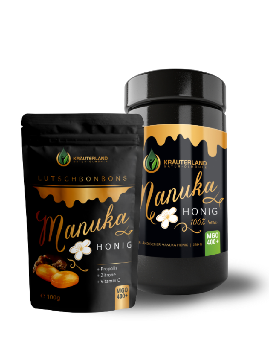 Set Manuka Honig MGO 400+ 250g & Bonbons 100g