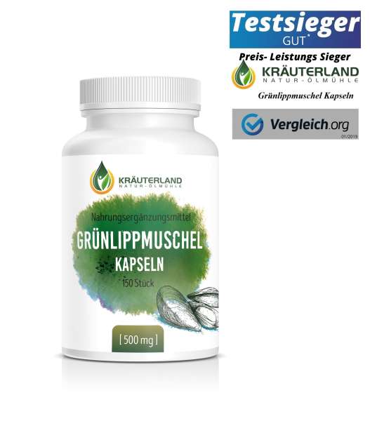 Grünlippmuschel Kapseln 150 Stück