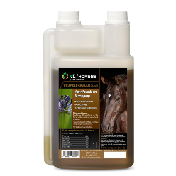 Teufelskralle Liquid für Pferde 1000ml