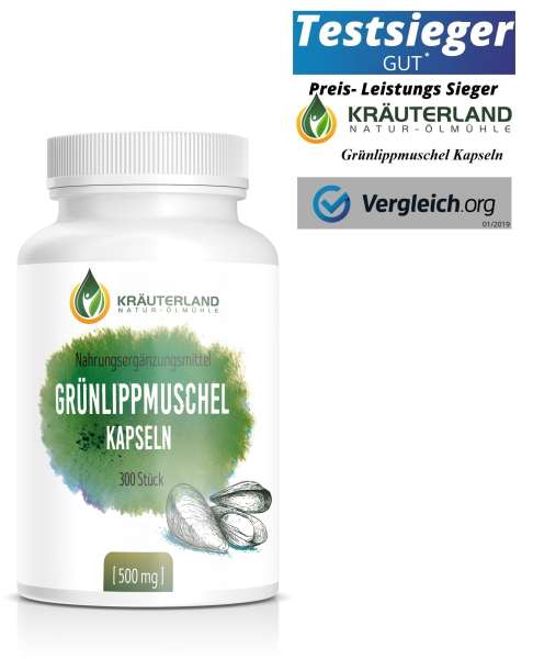 Grünlippmuschel Kapseln 300 Stück