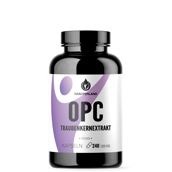 Traubenkernextrakt OPC Kapseln - vegan 240 Stück
