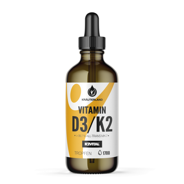Premium Vitamin D3 + K2 Tropfen 50ml