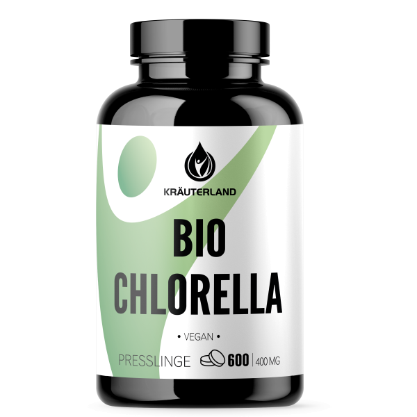 Bio Chlorella Algen, vegan 600 Presslinge