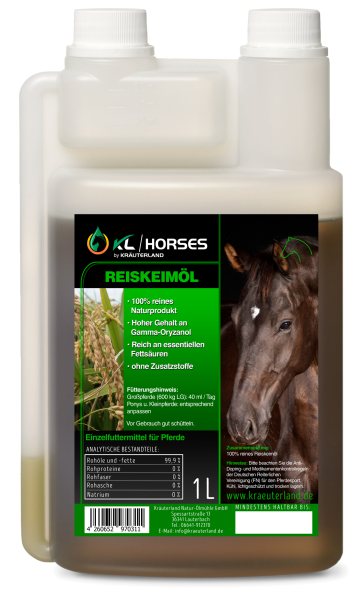 Reiskeimöl für Pferde 1000ml