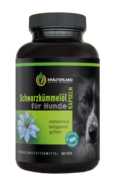 Schwarzkümmelöl Kapseln für Hunde 300 Stück